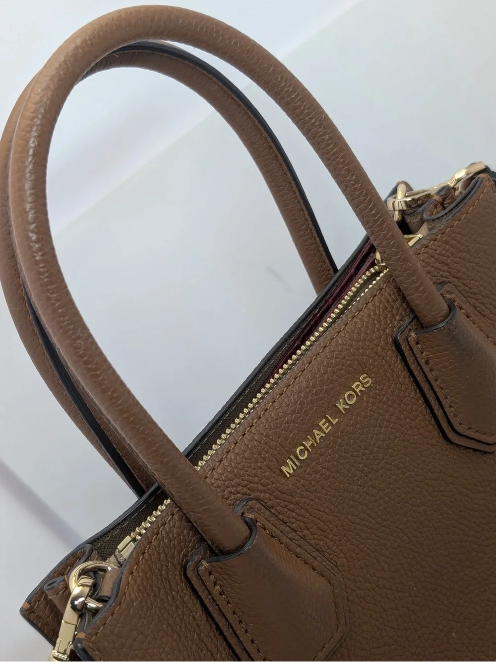 Michael Kors Mercer Medium Mini Messenger Bag Cross Body Satchel Purse Boho